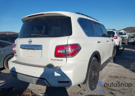 2018 Nissan Armada Platinum z USA, uszkodzony, nr VIN JN8AY2NFXJ9332020